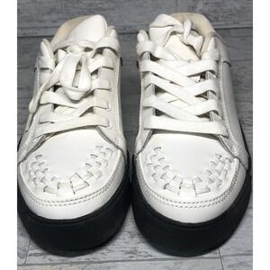 TUK White Trainer Creeper sneaker A9382 Womens size 8 Mens size 6